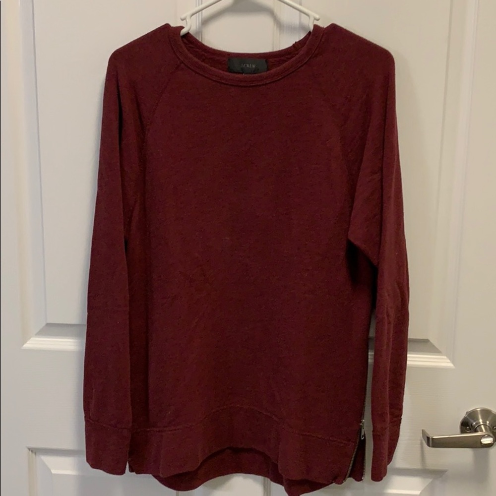 J. Crew Side Zip Sweatshirt